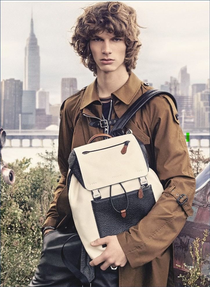Coach manhattan backpack top