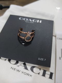 Coach Ring Size 7