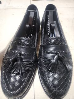 Cole Haan Bragano Woven Calf Leather Tassel Italy