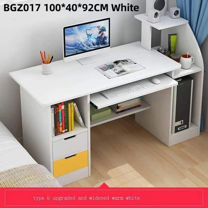 computer table with drawer (Category: Tables & Sets) located in Manila. Submitted by saguittarian06 (Listing ID 1302502003, Image 3). Description: 1650 COMPUTER TABLE WITH DRAWER COLOR AVAIL: SHALLOW WALNUT, BLUE, MAPLE CHERRY WOOD, WHITE SIZE AVAIL:100cm*40cm*92cm.