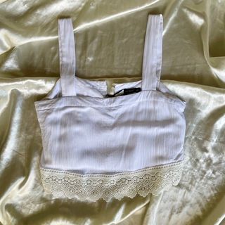 COTTON ON White Lace Top
