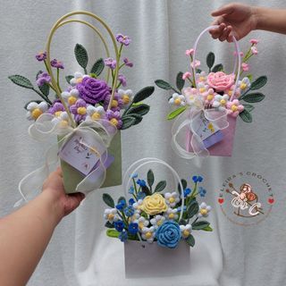 Crochet Flower bag
