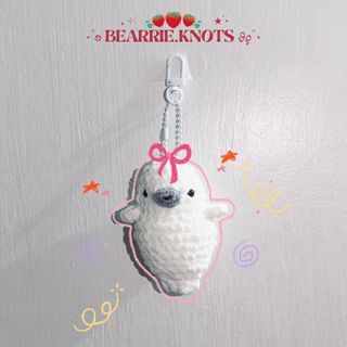 Crochet Seal Keychain