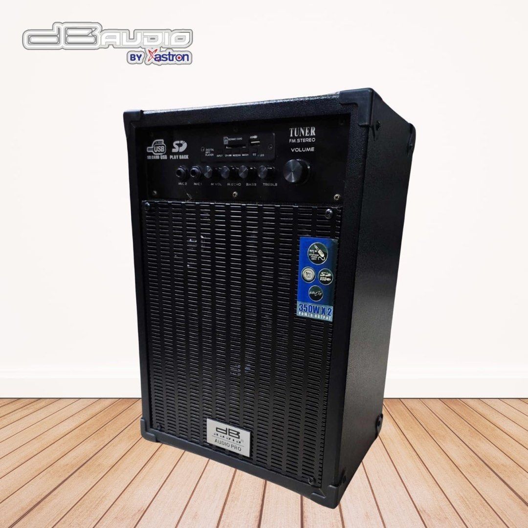 DBaudio 350W x2 AURA-80 Super Bass With Amplifier with Equalizer With ...