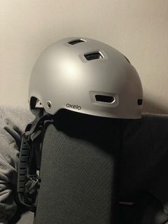 Decathlon Oxelo MF500 Inline Skating Skateboarding Scootering Helmet - Grey