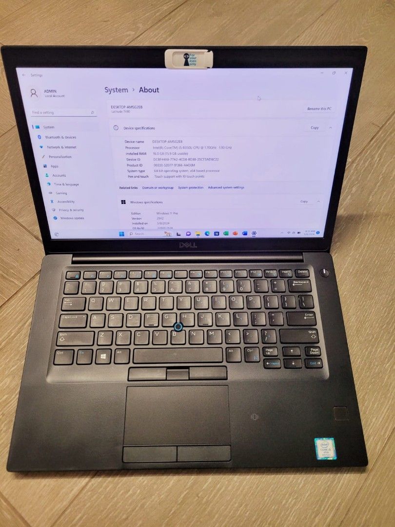 Dell latitude 7490 touch screen laptop Core i5 8 th gen, Computers ...