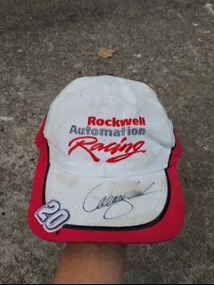 Denny Hamlin NASCAR signed CAP