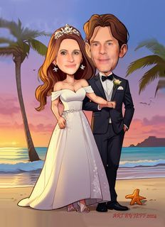 Digital Caricature for wedding and any events