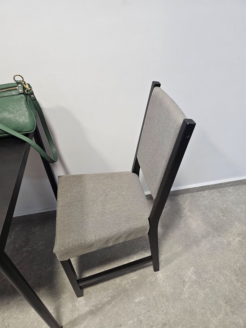 Dining table (Category: Tables & Sets) located in Singapore. Submitted by ng_ngoi.pc (Listing ID 1302395113, Image 2). Description: Small dining table and 2 chairs. Chair cover washable. .