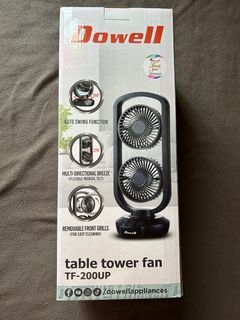 Dowell Table Tower Fan (White)