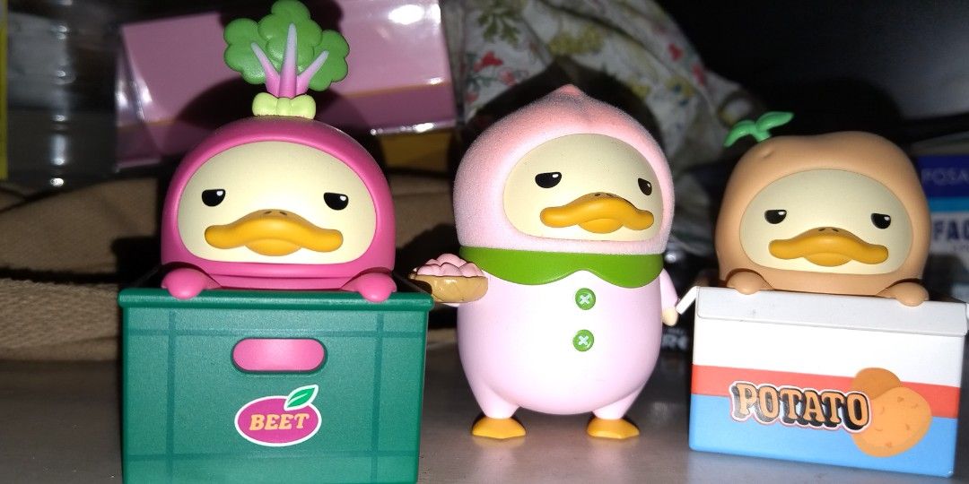 Duckoo Farm Series (Category: Designer & Blind Box Toys) located in Quezon City. Submitted by andyandylu (Listing ID 1302507821, Image 1). Description: WTS UFS LFB PHP 500 each! complete inclusions 📍 katipunan ave., qc ❌ Peach.