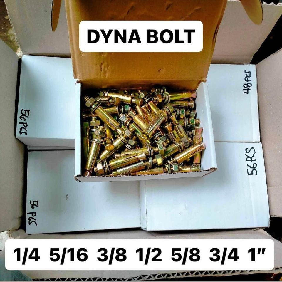 Dyna Expansion Bolt For Construction & Building Use ALL SIZES ONHAND ...