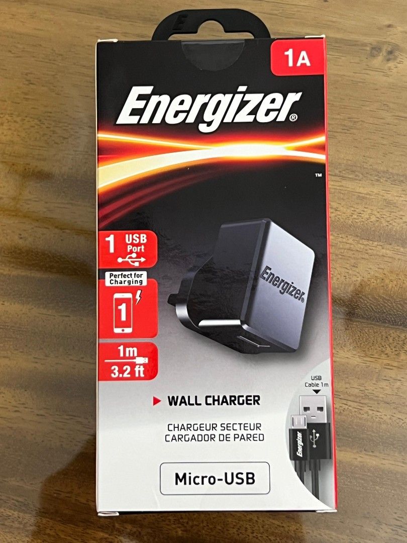 Energizer wall plug USB charger406072384197775360