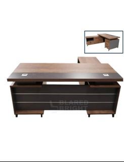 Executive L - SHAPE table , office furniture - office partition [BS075]