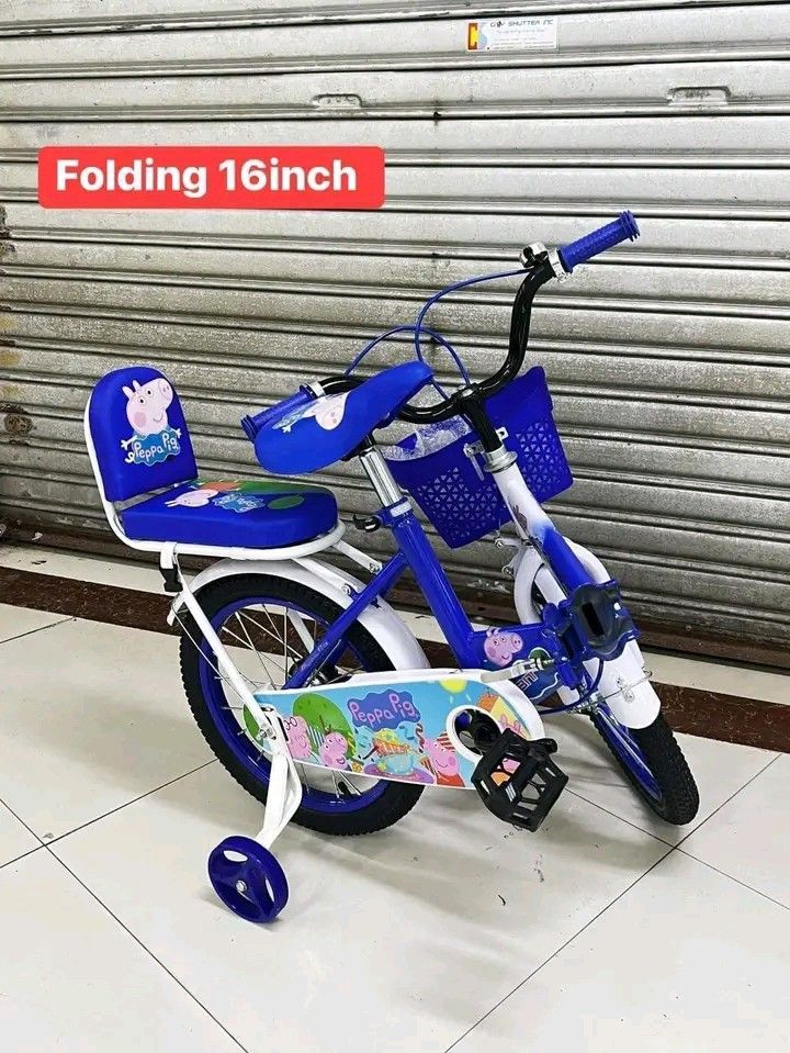 folding bike peppa pig (Category: Bicycles) located in Manila. Submitted by saguittarian06 (Listing ID 1302493268, Image 1). Description: Folding bike pepapig 150# 12inch rs :2000 2-6y/0 16inch rs :2200 3-9y/0 Pink blue violet GCASH/Cash on delivery via LALAMOVE/Grab/TOKTOK Sf c/o by buyer Pick up binondo manila Call us 09674865453 #onlinesellerphilippines #onlineshopping #onlinestore #onlinebusiness #reelsvideo #COD #onlinebusinesses #reels2023e