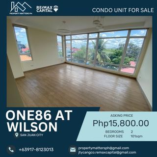 For Sale! 2 Bedroom Corner Condominium Unit One86 at Wilson, San Juan