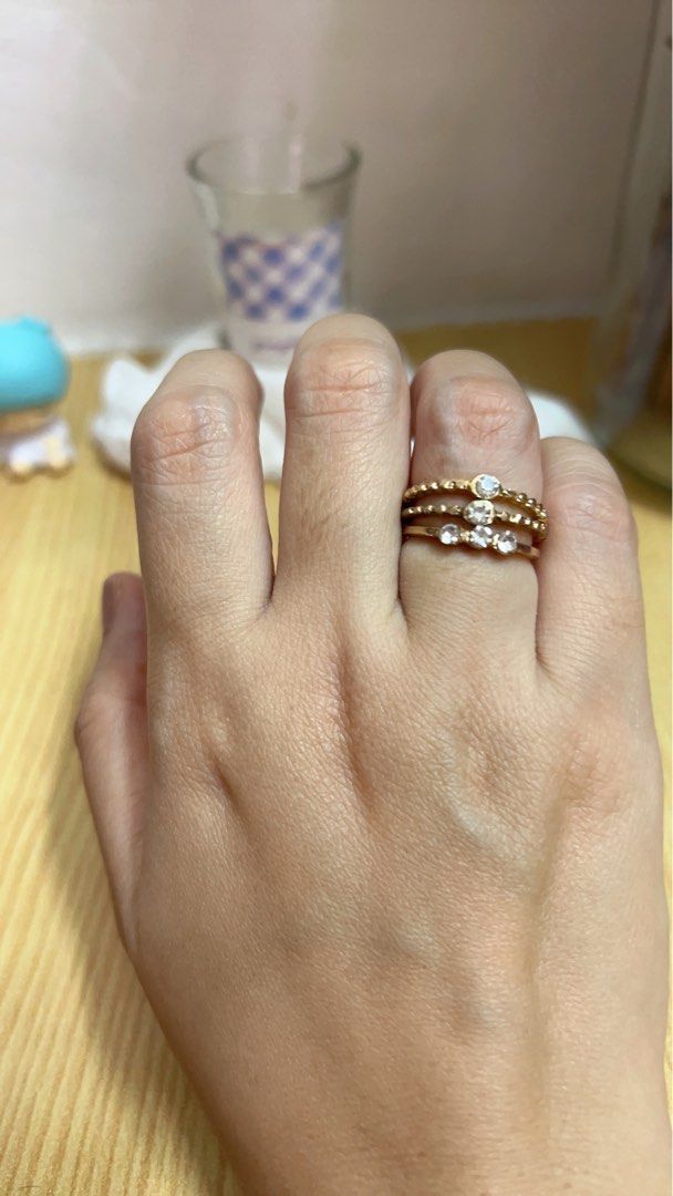 Forever 21 stack rings Women s Fashion Jewelry Organizers Rings on Carousell