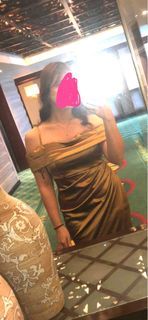 FORMAL (GOLD) LONG GOWN/DRESS