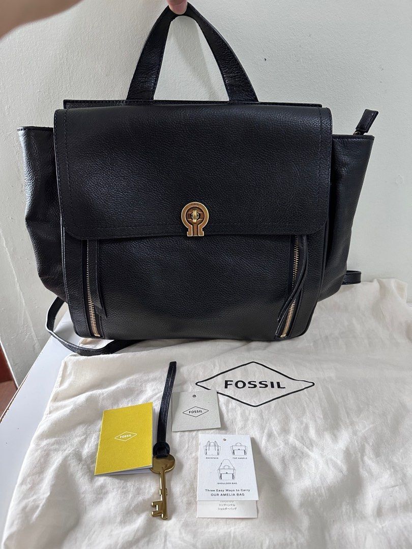 Amelia backpack fossil top