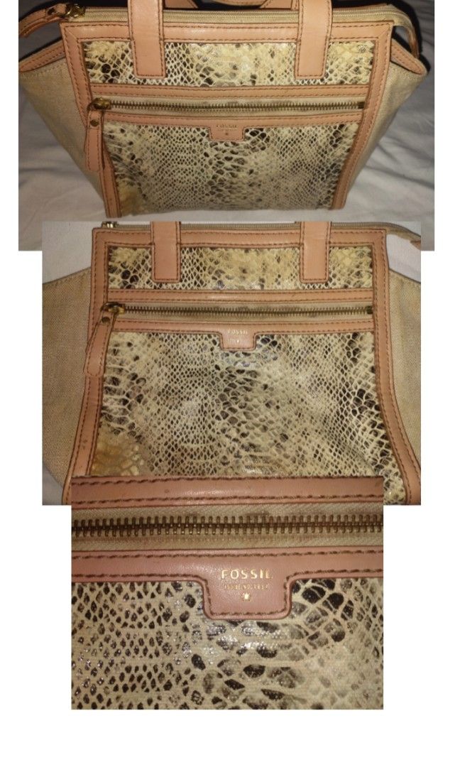 Fossil snakeskin purse on sale