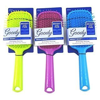 Goody Bright Boost Paddle Hair Brush, Assorted Colors, 1 Ct