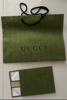 GUCCI paper bag & small foldable box