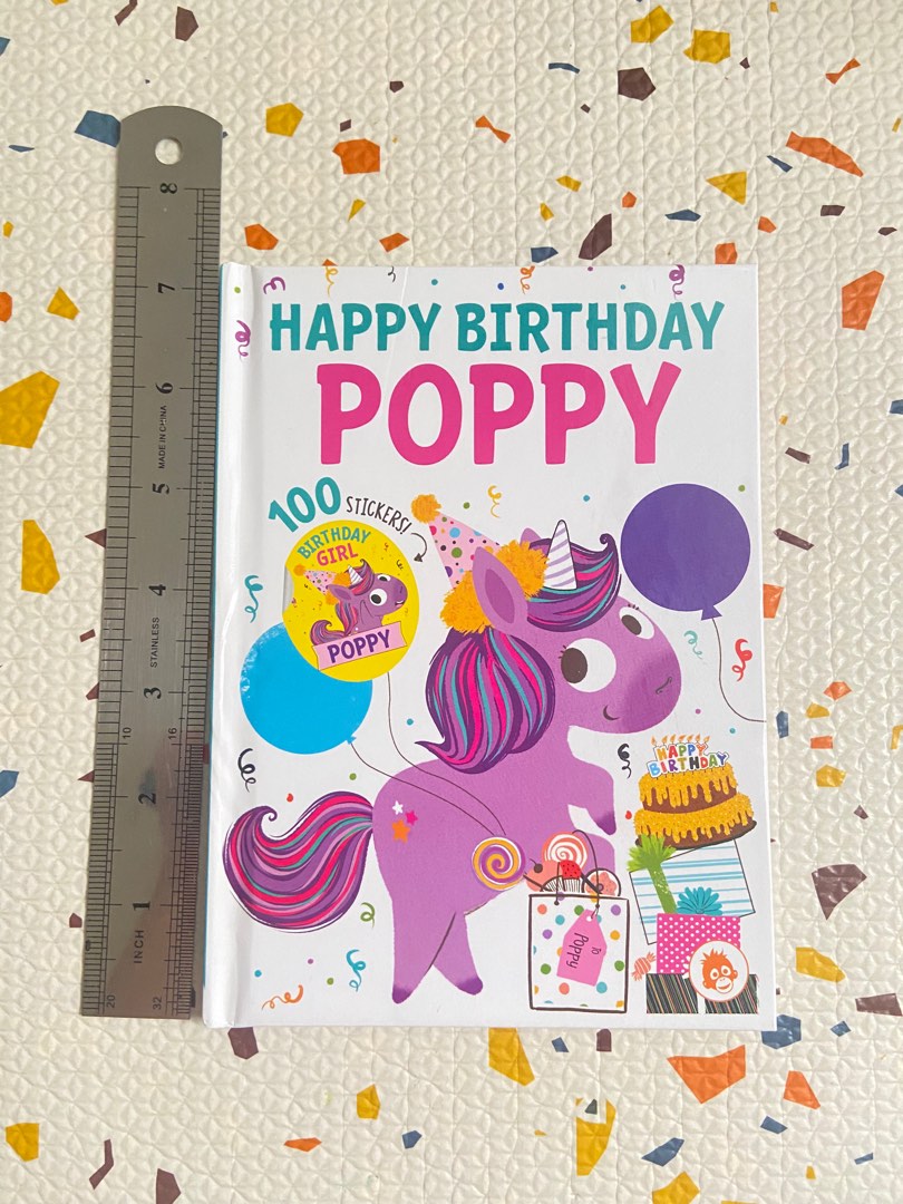 Happy Birthday, Poppy!, Hobbies & Toys, Books & Magazines, Children’s