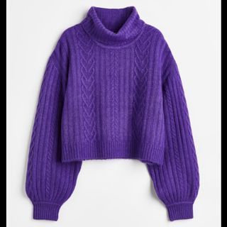 H&M Cable Knit Turtle Neck Sweater