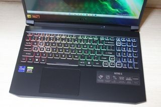 i9 Acer Nitro 5 11900H Ram 16gb ssd 512gb nvidia RTX3060 6GB vram rgb keyboard gaming laptop