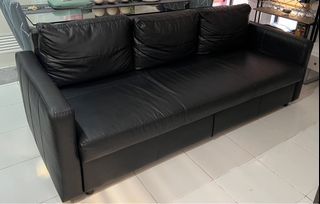 IKEA Leather Sofa Bed
