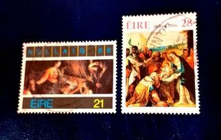 Ireland 1986 - Christmas Stamps 2v. (used)
COMPLETE SERIES