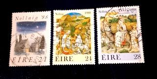 Ireland 1988 - Christmas Stamps 3v. (used)