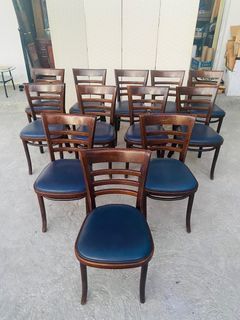 JAPAN SURPLUS FURNITURE JOIFA 12PCS DINING CHAIRS FG060  SIZE 16L x 15W x 17H in inches 13.5"SANDALAN HEIGHT  (AS-IS ITEM) IN GOOD CONDITION