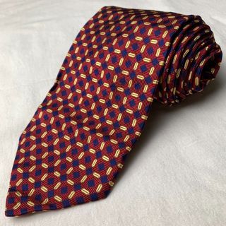 JoS. A. Bank Red Geometric Necktie