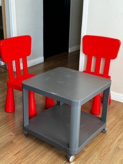 Kids chairs and table from IKEA 