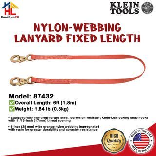 Klein Tools Nylon-Webbing Lanyard Fixed Length