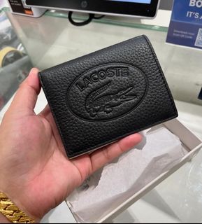 Lacoste black compact wallet