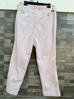 Lacoste men’s golf pants 33-34 inches Lacoste pink 4 pocket HIGHWAIST trousers pants  100% cotton Lacoste pants casual unisex golf pants women’s golf pants - Size golf 84/97