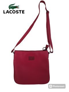 Lacoste Sling Bag Red