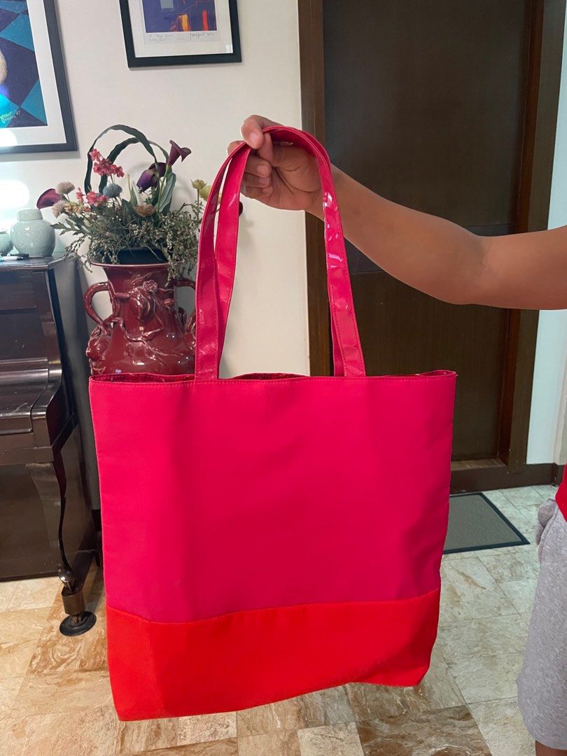 Lancome Tote Bag pink Women s Fashion Bags Wallets Tote Bags on Carousell