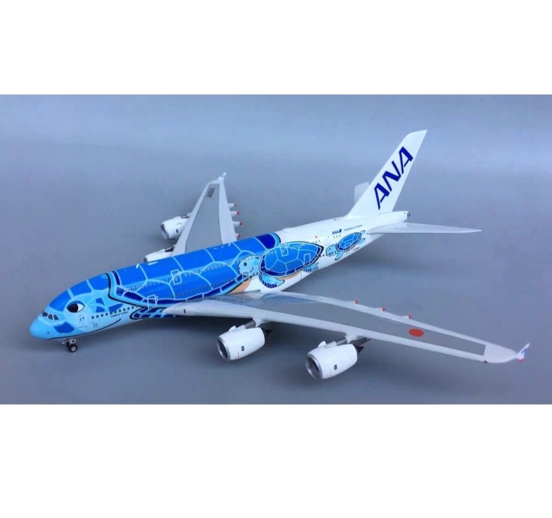 Phoenix 1/400 ANA A380-800 Lani Blue Turtle JA381A, Hobbies & Toys