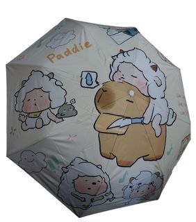 Lazy Sheep Cream Umbrella