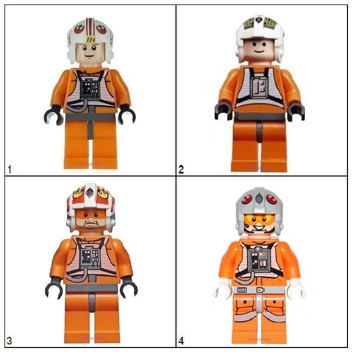 LEGO STAR WARS MINIFIG Luke Skywalker from 9493 OR Y wing Rebel Pilot from 7658 OR Jek Porkins from 9493 OR Snowspeeder Pilot from 75074 ALL ORIGINAL Hobbies Toys Toys Games on Carousell