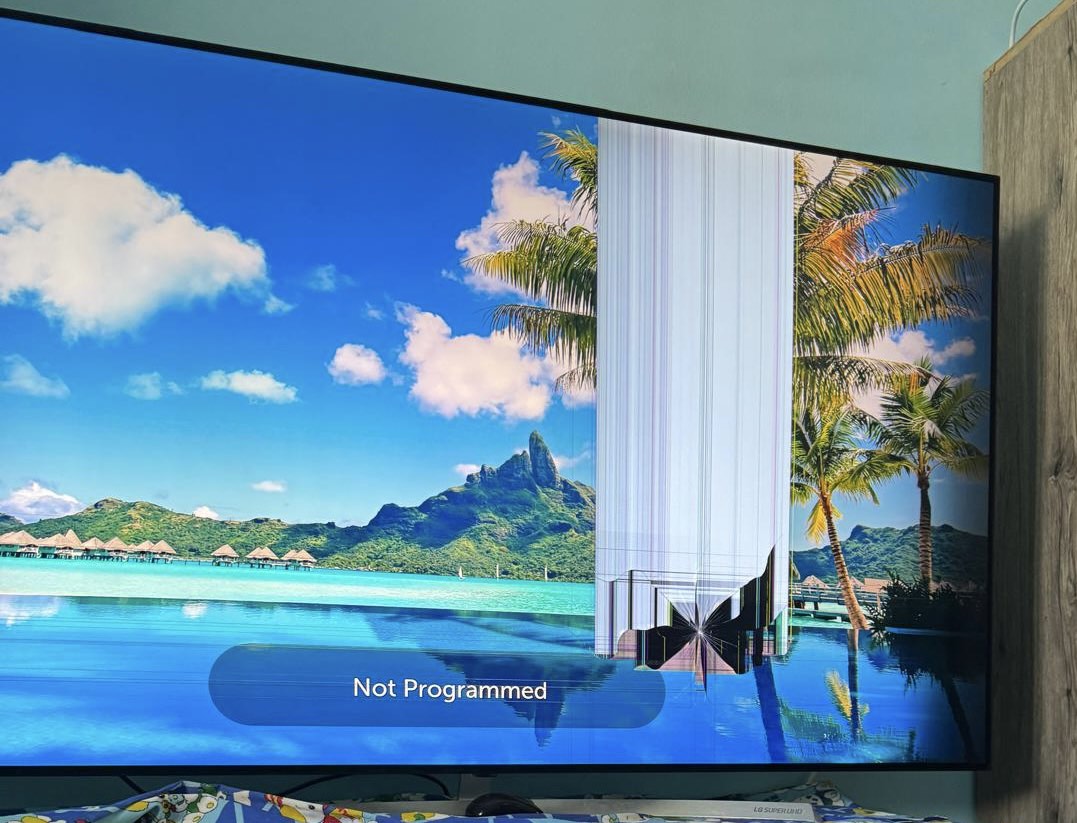 Lg 65 inch smart nanocell tv (See the note), TV & Home Appliances, TV