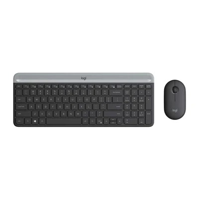 LOGITECH SLIM COMBO MK470 WIRELESS KEYBOARD AND MOUSE (GRAPHITE ...