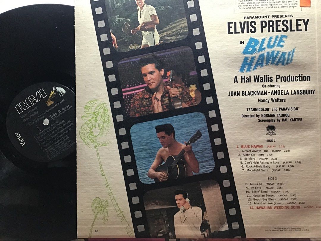 LP Elvis Presley - Blue Hawaii OST OOP USA RCA VINYL RECORD Anubis ...