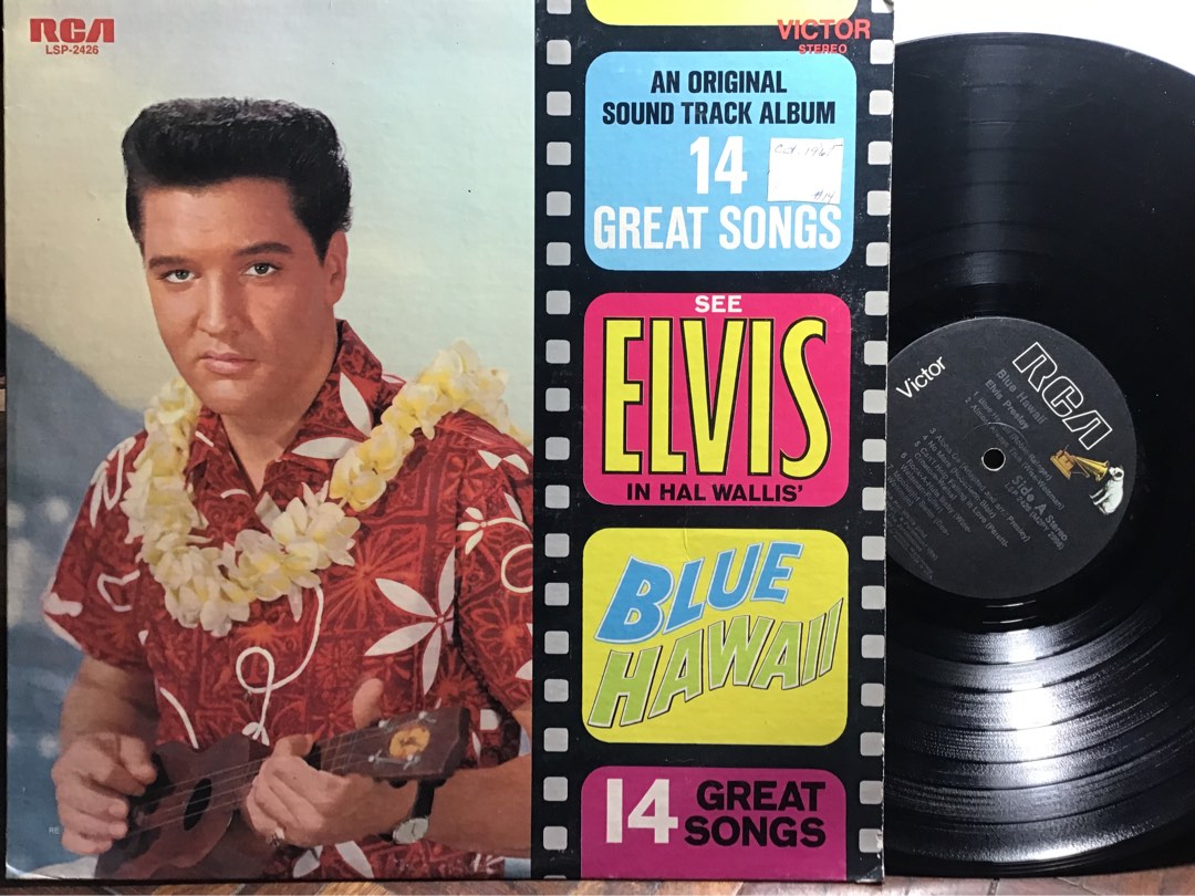 LP Elvis Presley - Blue Hawaii OST OOP USA RCA VINYL RECORD Anubis ...