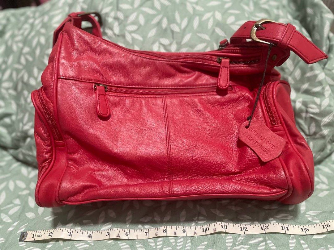 Luca Bocelli Red Sling Bag