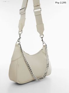 Mango Bag with Chain in White BNWT
