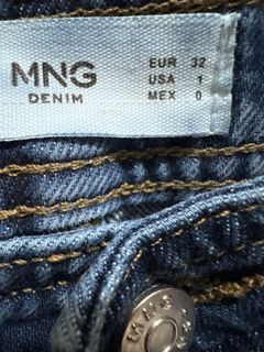 MANGO Dark Blue Culottes Jeans